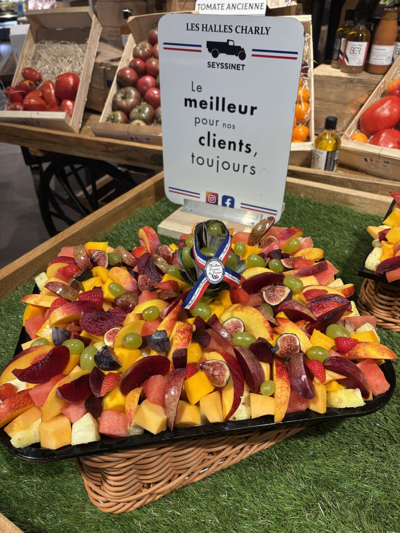 Grands plateaux de fruits