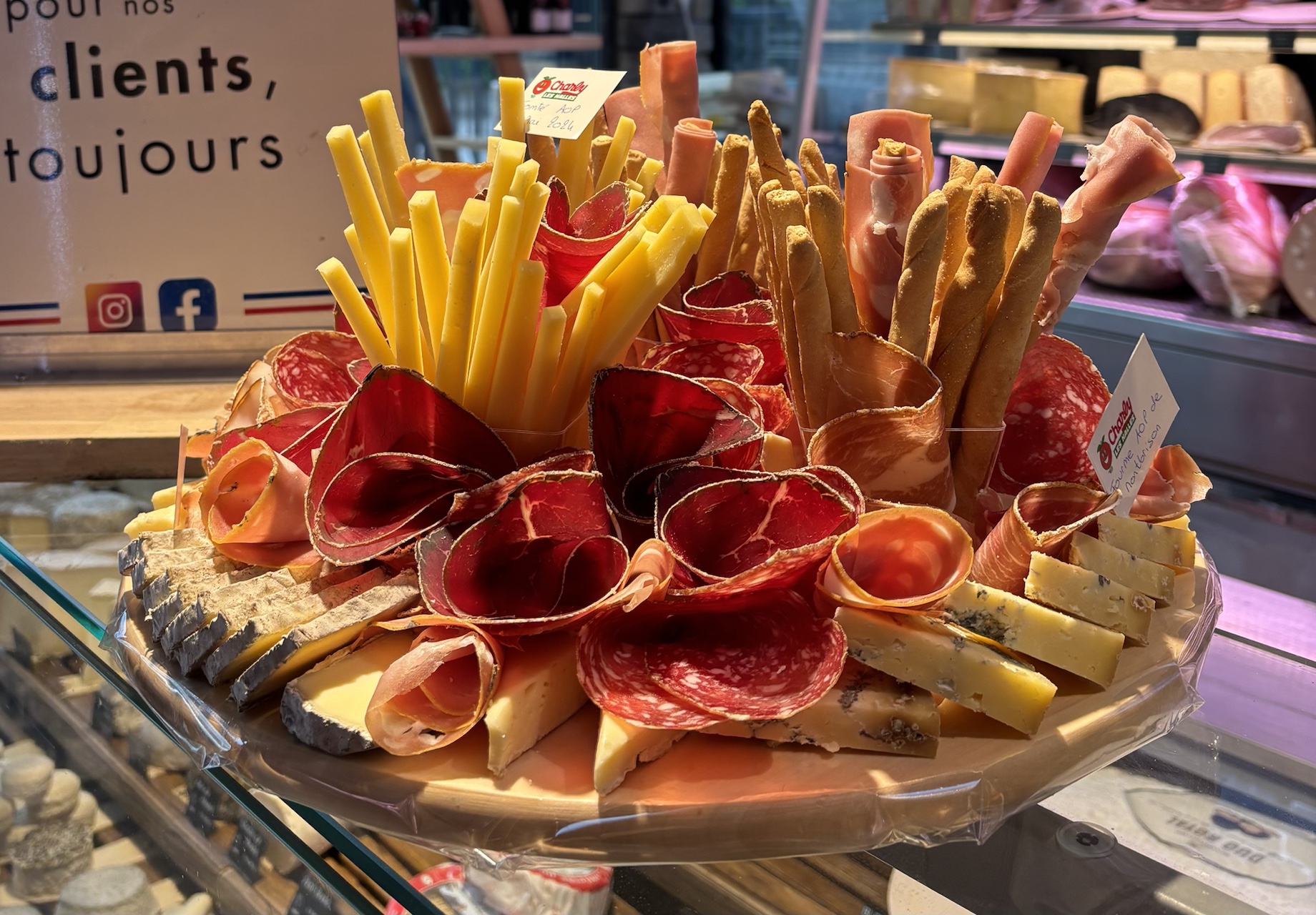 Plateaux charcuterie fromage